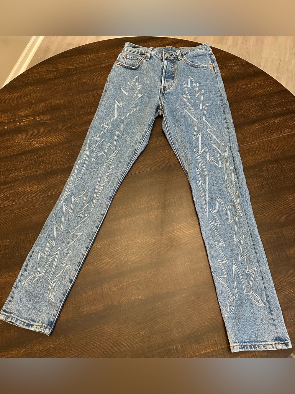 Levi’s 501 S Premium Skinny Front Pattern 25x29 Jeans